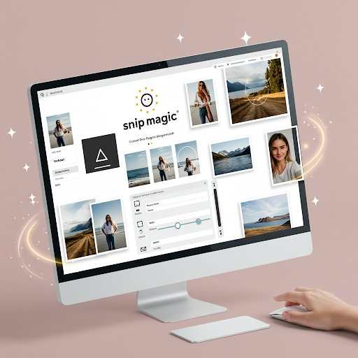 SnipMagic image editing workspace preview